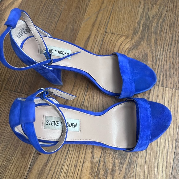Steve Madden Cobalt Blue Heels - Picture 3 of 6